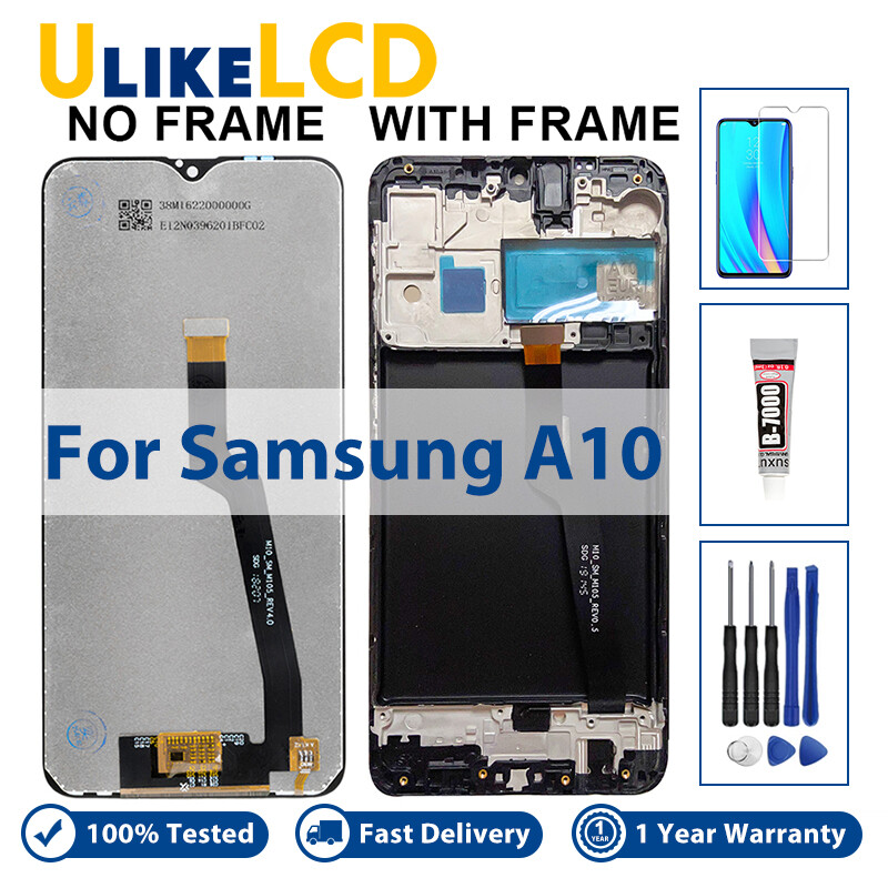 Màn hình lcd 6.2 "cho samsung galaxy a10 a105 a105f sm-a105f bộ lắp ráp bộ số hóa thay thế màn hình hiển thị lcd