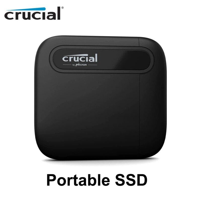 Yingruida Crucial X6 PSSD Solid State Drive Laptop Desktop External Hard Drive Portable High Capacity High Speed Storage Disk ราคา 3,206 บาท*ส่งฟรี