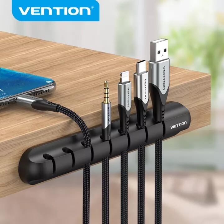 Vention giá sắp xếp cáp giá để bàn giá sắp xếp cáp usb cho tai nghe chuột âm thanh cáp ethernet kẹp sắp xếp dây cáp
