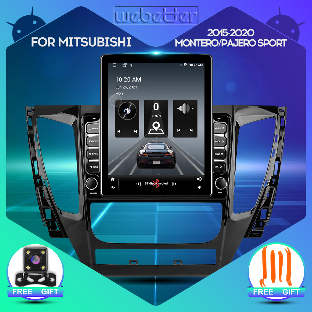 WeBetter TopNavi Android 4Core IPS 9.7inch Vertical Screen Car Radio Player For Mitsubishi Montero Sport Pajero Sport 2015-2020 With BT WiFi SWC MirrorLink Rear View GPS Navigation ราคา 4,738 บาท*ส่งฟรี