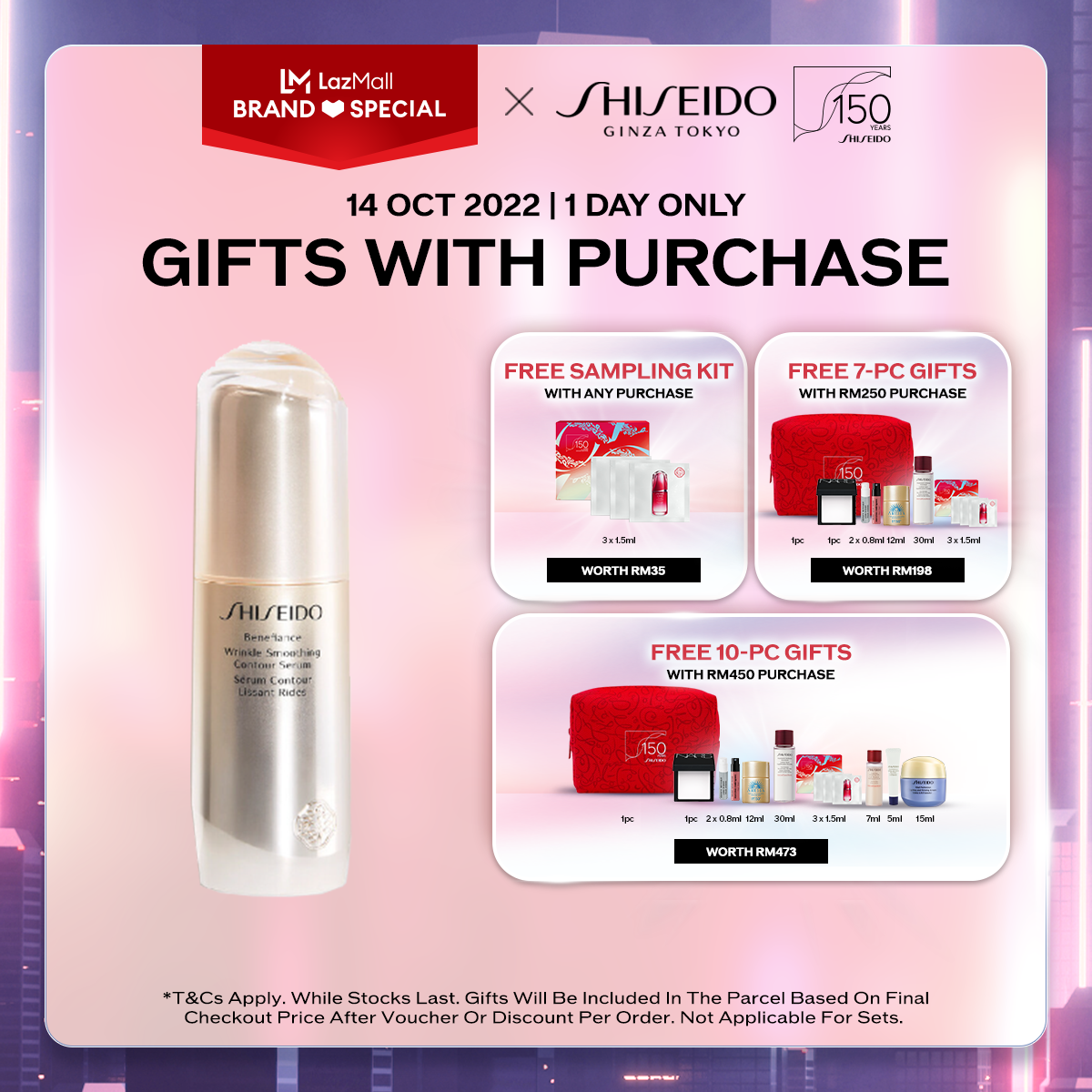 Gambar Shiseido Benefiance Wrinkle Smoothing Contour Serum 30ml