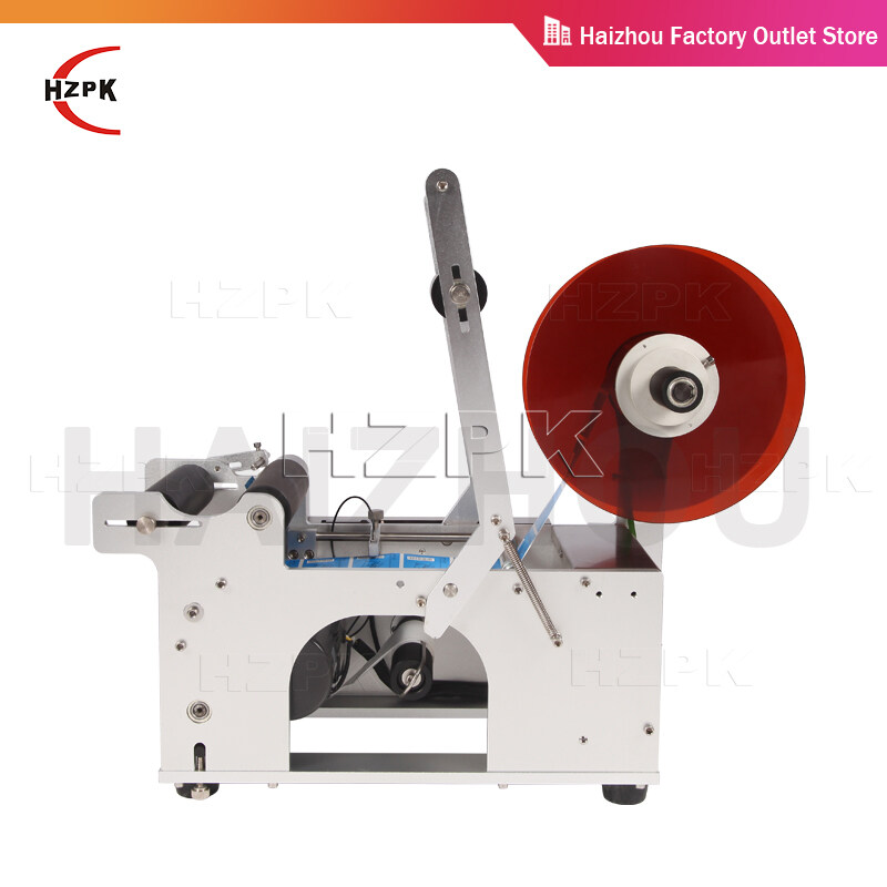 HZPK Semi Automatic Round Bottle Labeling Machine Sticker Labeling Labeler MT-50 ราคา 18,877 บาท*ส่งฟรี