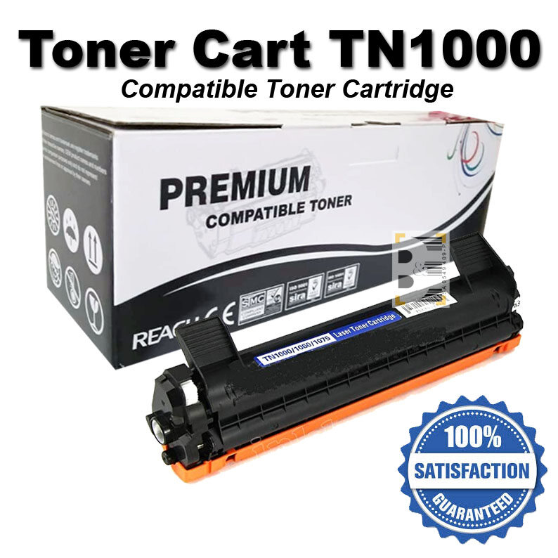 Compatible Laser Toner Cartridge TN1000 / TN-1000 For Brother HL-1110 / DCP-1510 / MFC-1810 / MFC-1815 / HL-1210W / DCP-1610W / MF1dw M201 / Pro M201n / MFP M125a M125 / MFP M125nw / MFP M127fn M127 / MFP M127fs / MFP M127fw / MFP M225dn M225 / MFP M225dw - Jenama Bande Harga 25 Ringgit*Penghantaran Percuma