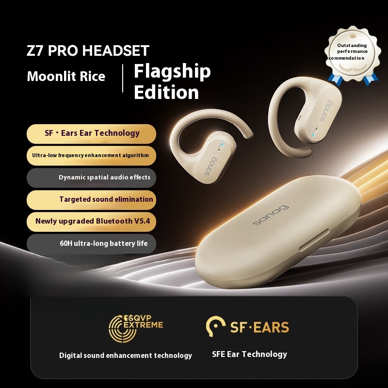 Sanag Z7 Pro Open-Ear Bluetooth Headphones | 60H Playtime | IPX5 Waterproof | Dynamic Spatial Sound | AI Voice Assistant | BT 5.4 ราคา 1,220 บาท*ส่งฟรี