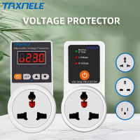 Automatic Voltage Protector AC 220V 16A Adjustable Power Surge Protector EU UK Plug Socket Voltage Protector Refrigerator Protect