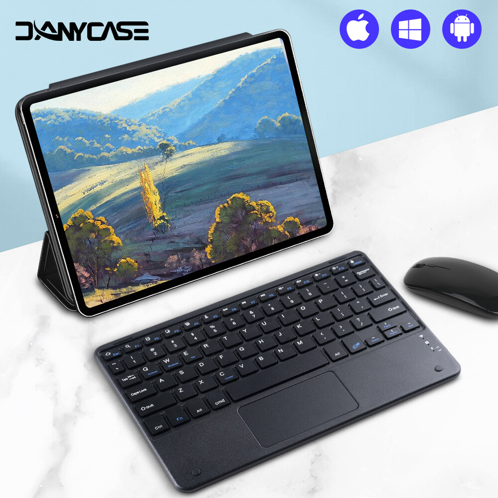  Touchpad Wireless Keyboard For iPad Samsung Xiaomi Huawei Lenovo Bluetooth Keyboard and Mouse 