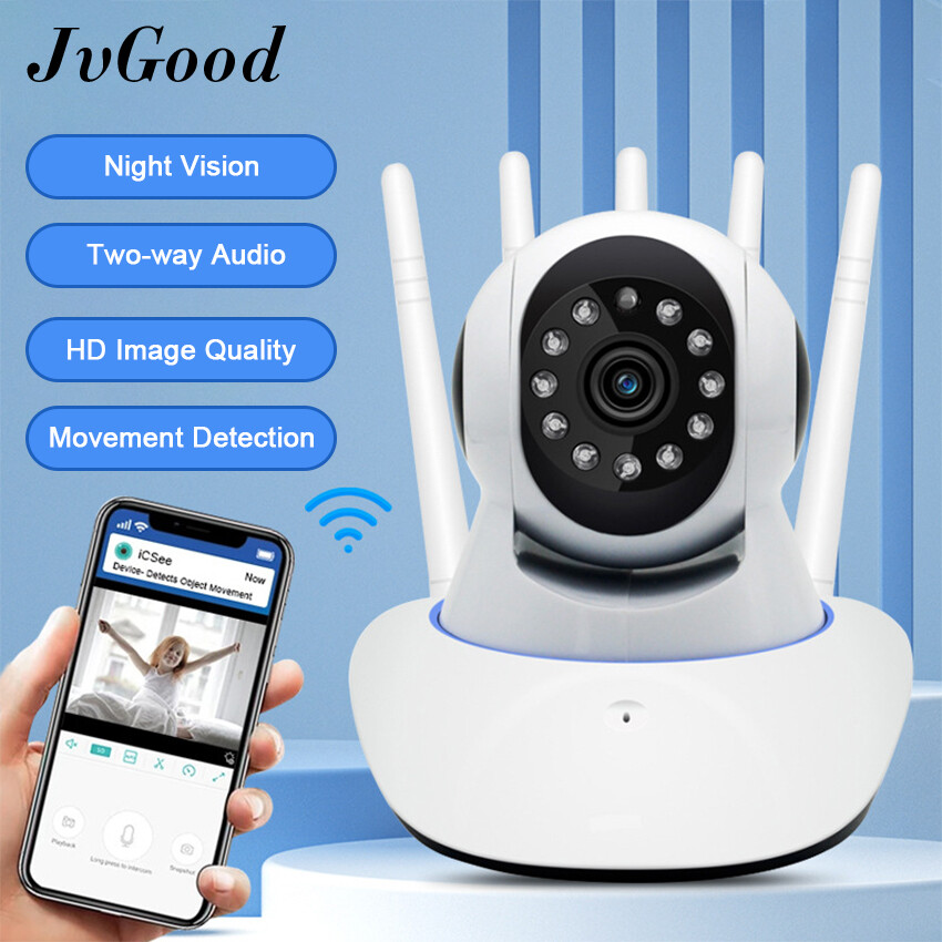 Jvgood camera không dây camera an ninh wifi camera bóng đèn giám sát phát hiện chuyển động camera ghi hình phát hiện di động quan sát ban đêm camera hd siêu giám sát camera wifi ip mini