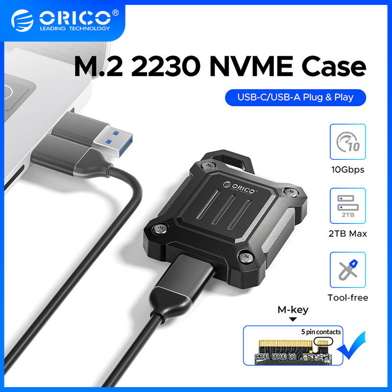 OICO M.2 Nvme 2230 SSD Bao Vây loại USB C Nhiếp Ảnh Ngoài Trời Không Thấm Nước Sốc USB C 3.2 Gen 2 L