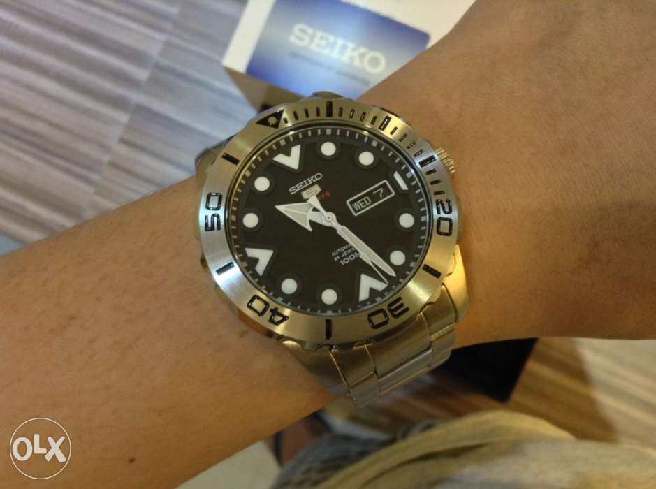Seiko 5 Sports นาฬิกาข้อมือชาย Automatic 24 Jewels SRPA03K1 | Lazada.co.th