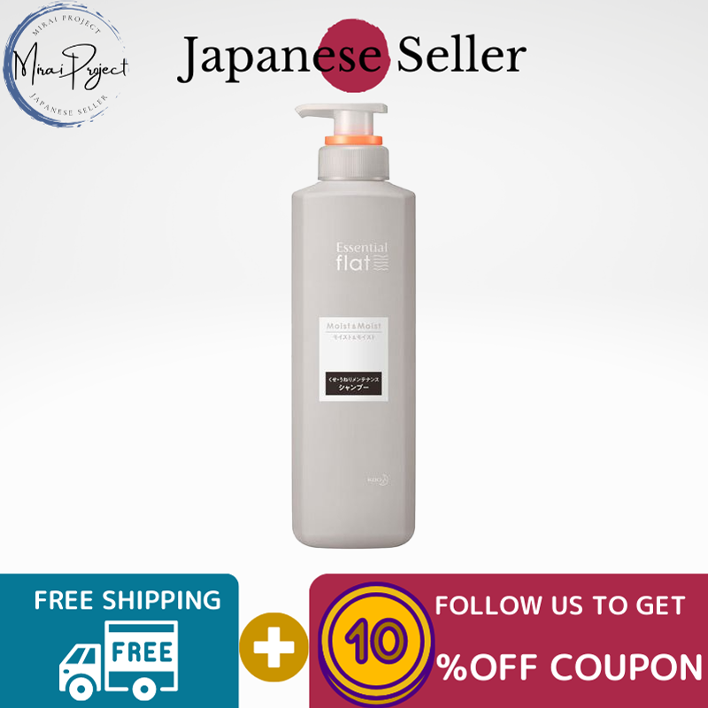 Gambar [Direct from Japan] Kao Essential Flat Moist   Moist Shampoo Body 500ml Refill 340ml