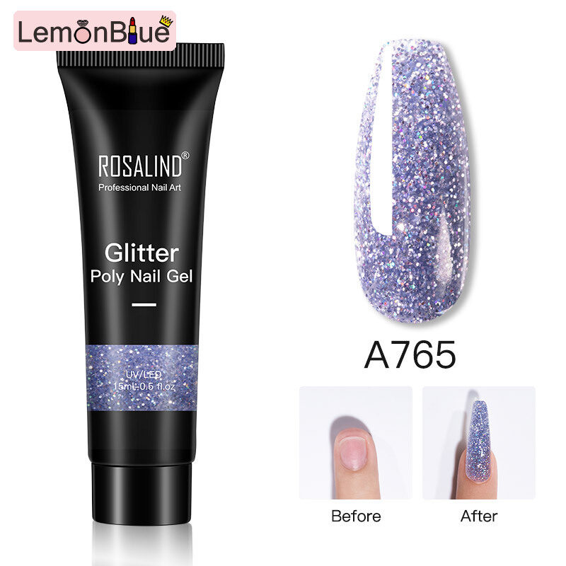 Gambar LemonBlue Poly Nail Gel Extension Nail Gel Easy Use Gel Nail Enhancement For DIY Nail Art Easy Use For DIY Nail Art at Home Poly Nail Gel Extension Nail Gel Easy Use Gel Nail Enhancement