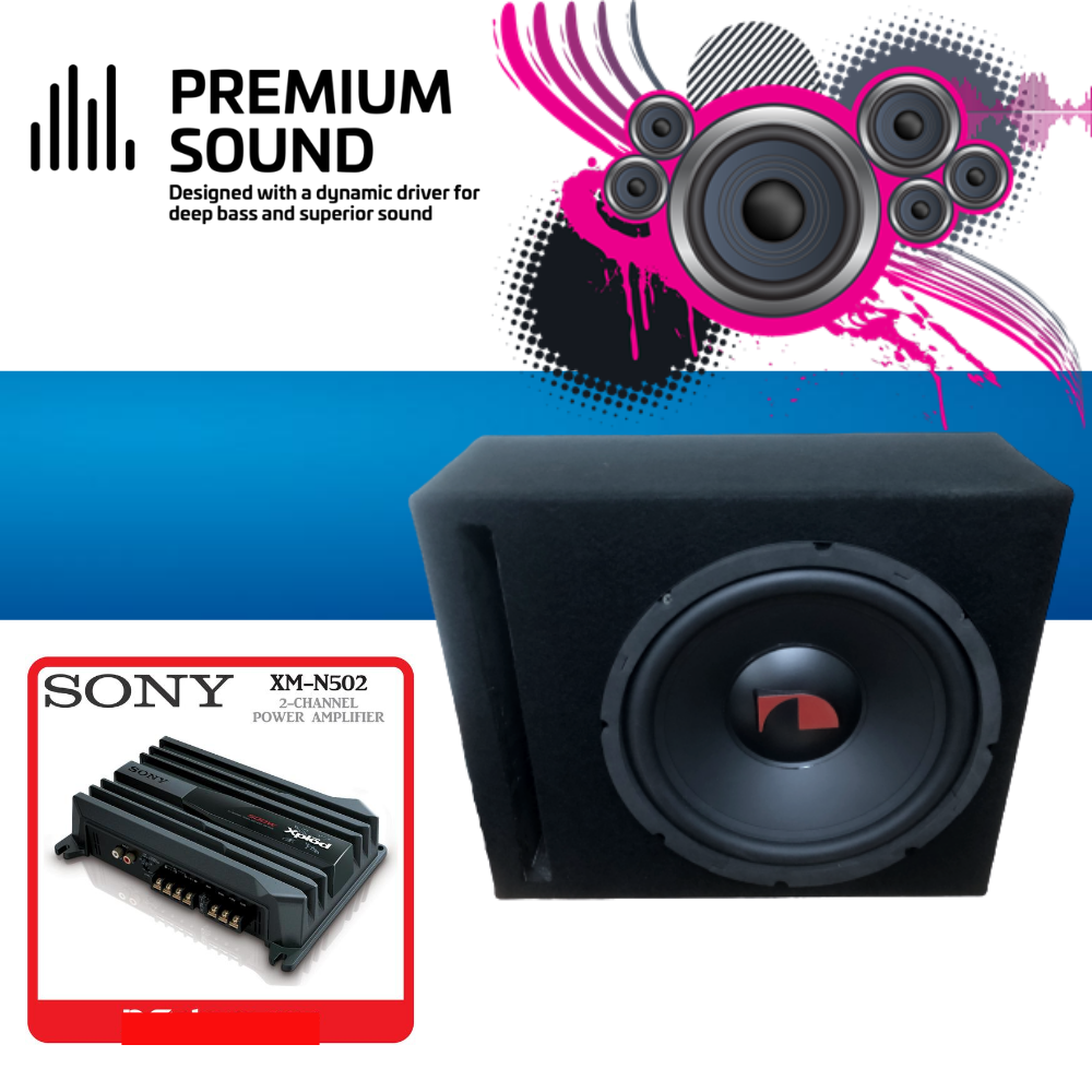 woofer with amplifier for home