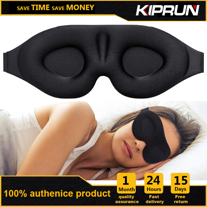 KIPRUN Eye Mask for Sleeping 3D Contoured Cup Blindfold Concave Molded Night Sleep Mask Block Out Light with Women Men