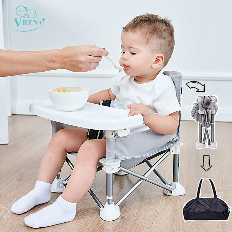 Vren muiltifunctional bé nâng cao bảng có thể gập lại ghế cắm trại ăn ghế nâng di động Phụ kiện trẻ sơ sinh