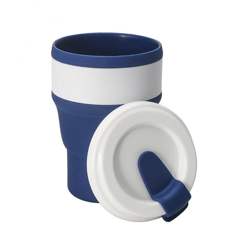 Gambar ?CW? 500ml Folding Silicone Cup Coffee Mugs ForCollapsible Silicone CupsRetractable Food Grade Foldable Water Cups