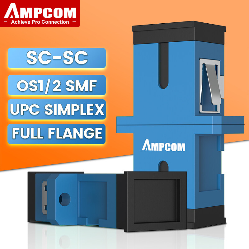 Ampcom SC để SC sợi Coupler OS1 os2 OM1 OM2 OM3 OM4 om5 Singlemode Bộ