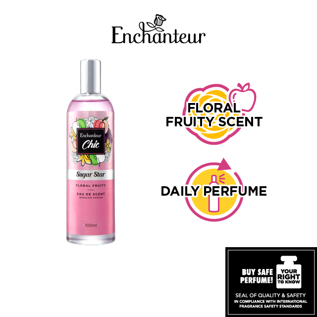 Enchanteur Chic Eau De Scent Diamond Dazzle 100ml l Ambery Vanilic