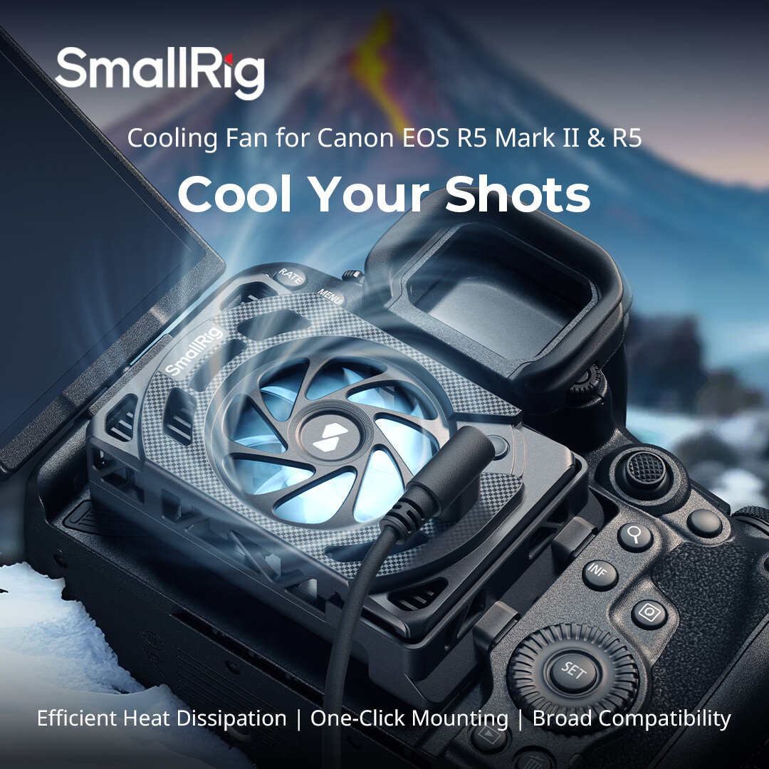 SmallRig R5 II Cooling Fan for Canon EOS R5 II / R5 5063 Giá 1,472,058 Đồng*Miễn phí vận chuyển