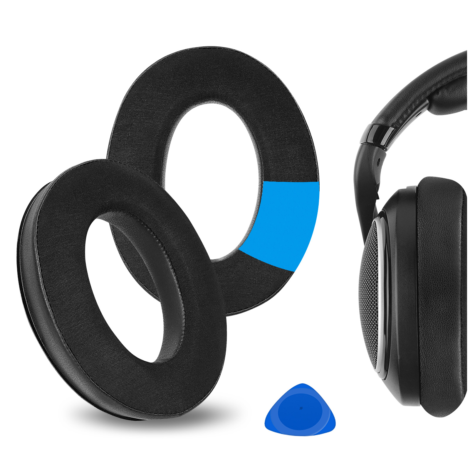 Replacement Protein Leather Earpads For Sennheiser Hd515 Hd555 Hd595