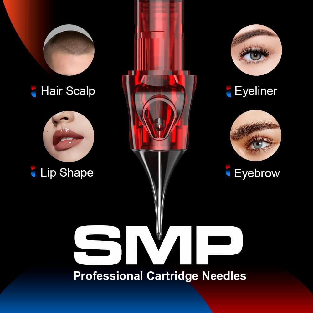 Cnc SMP 20pcs da đầu hộp mực xăm micropigmentation vĩnh viễn Make-up bút Tattoo Nguồn cung cấp