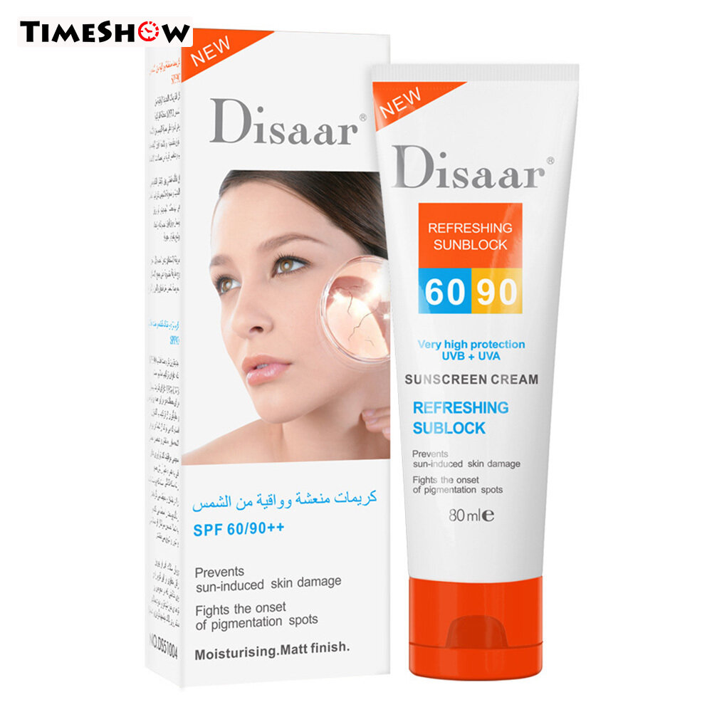 Gambar TimeShow 80ML Sunscreen Facial Sunscreen Gel Smart Defence Powerful Daily Moisturiser Useful Effective Daily Essence Sun Protection Products Sun Protection Daily Power Defense