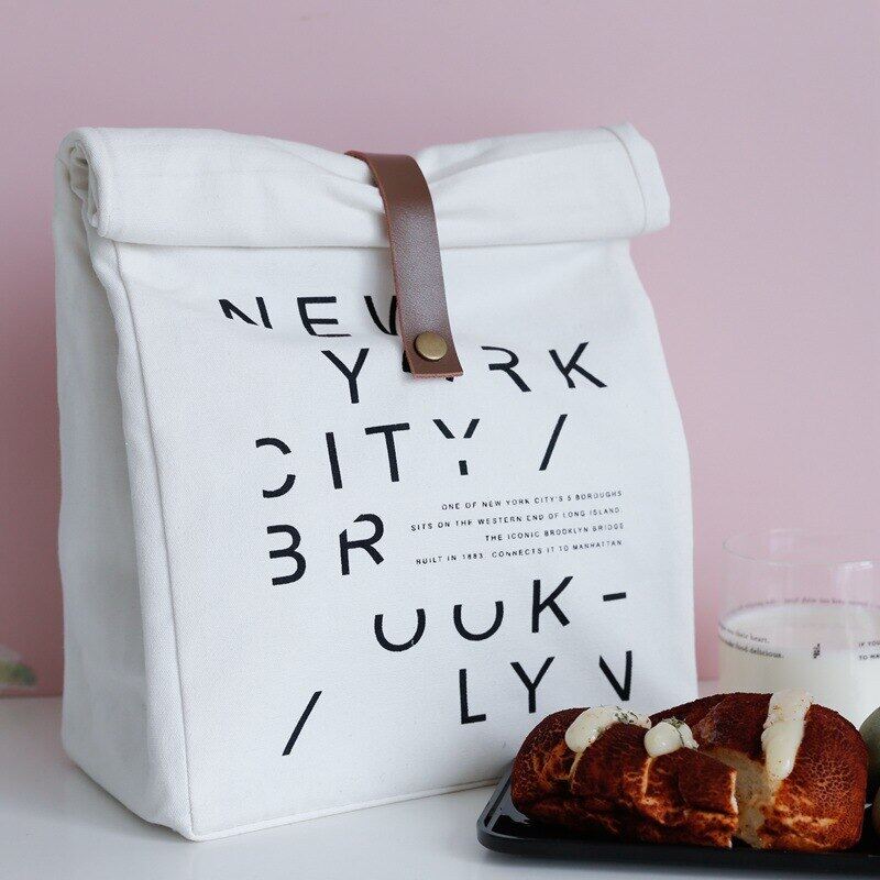 Gambar Multi Purpose Lunch Bag School Bring Meals Thermal Handbag Picnic Fruit Dessert Storage Fresh Keeping Pouch Accessories Supplies