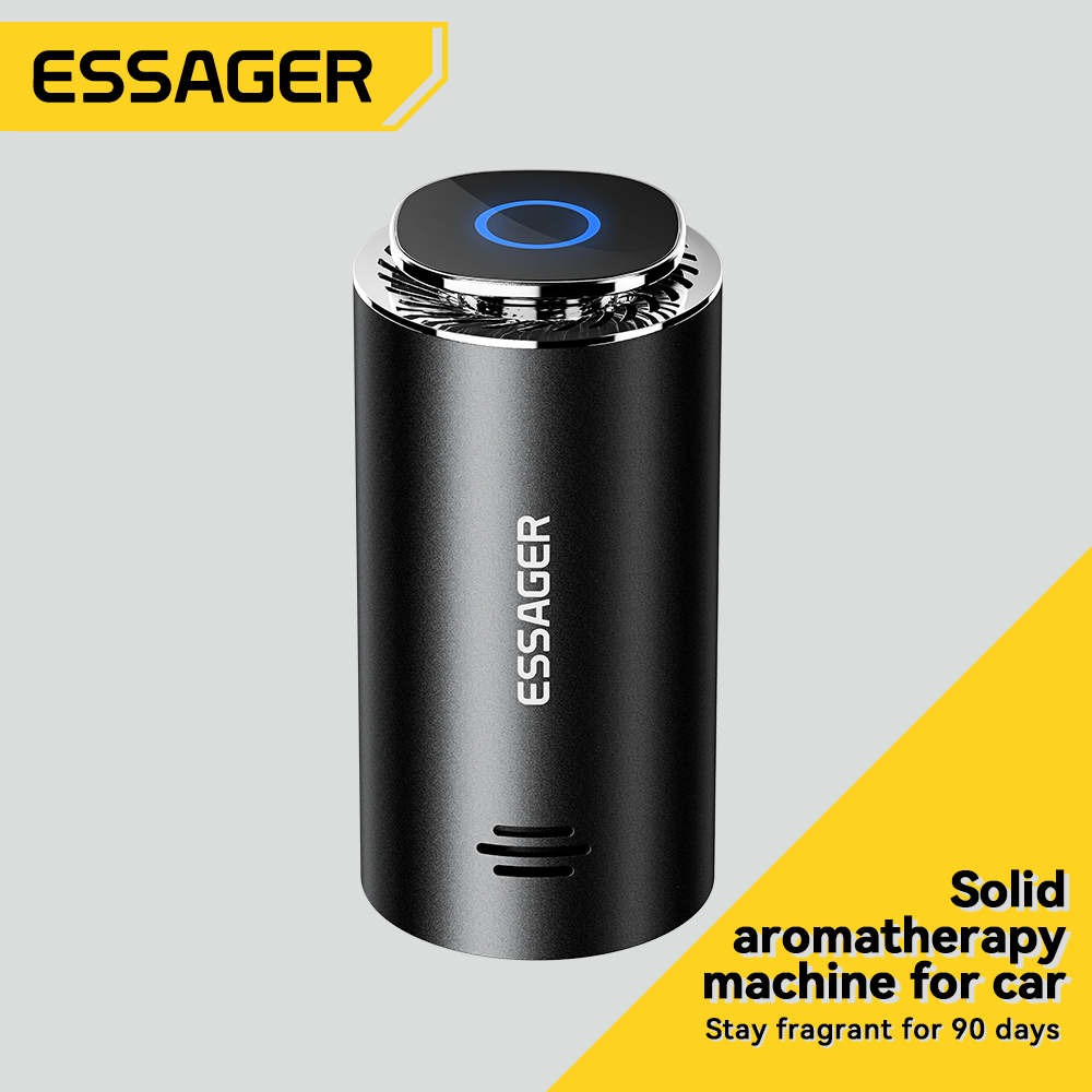 Essager Car Solid Aromatherapy Machine Arc 360° Air outlet Solid Aromatherapy Vehicle Aromatherapy (Cologne) ion Purification Balm Comfortable Bacteriostatic Odor Removal Giá 604,699 Đồng*Miễn phí vận chuyển