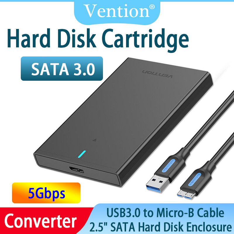 Vention HDD Casing 2.5 SATA Hard Disk Cartridge USB 3.0 Adaptor Hard Drive