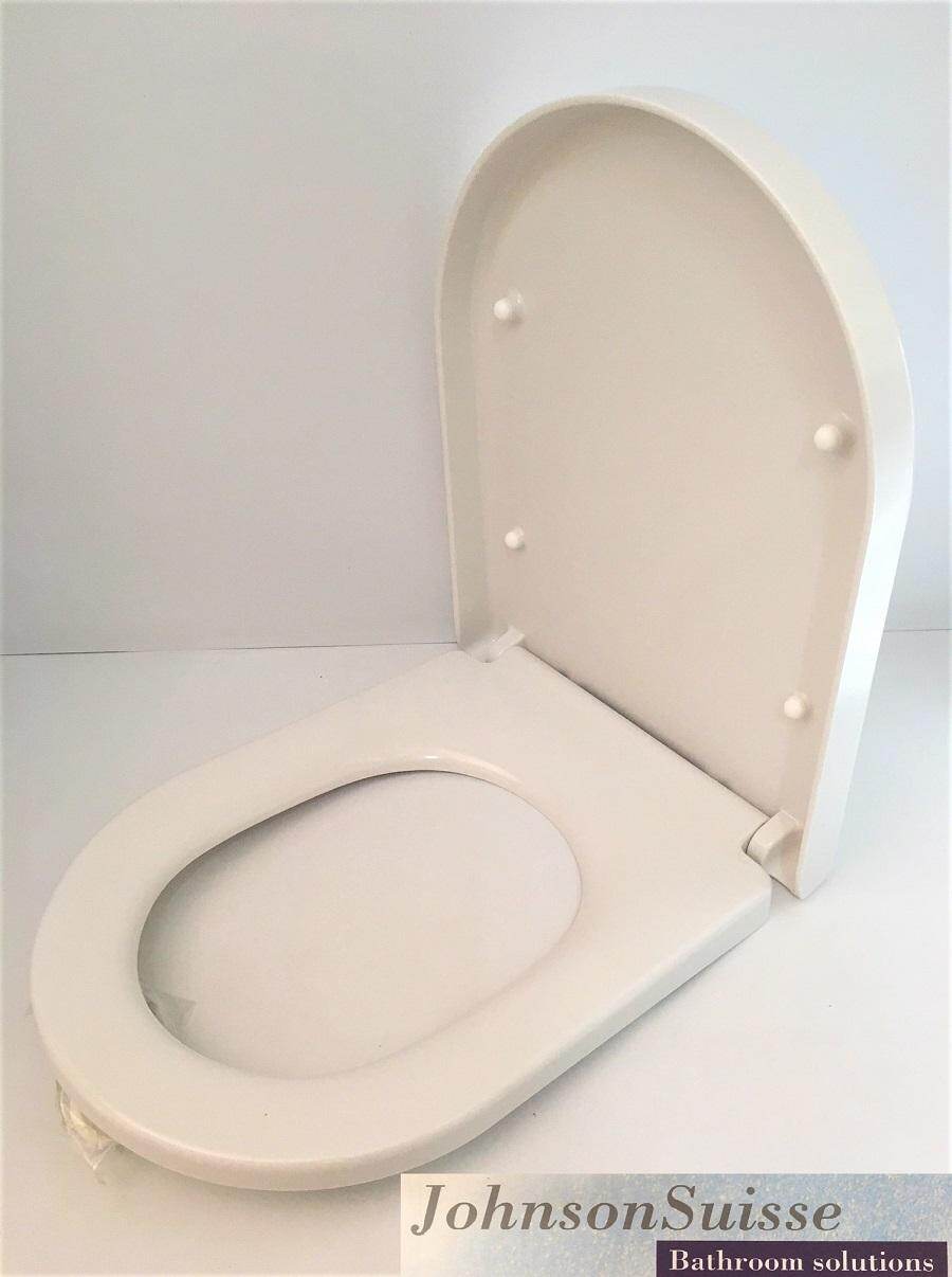 Johnson Suisse Heavy Duty Soft Close Ancona Toilet Seat Cover - Jenama JOHNSON SUISSE Harga 280 Ringgit*Penghantaran Percuma