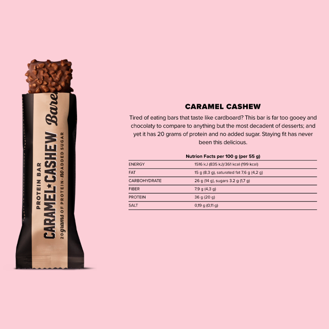 SUPER SAVING * Sweden Barebells Caramel Cashew Protein Bar ( 1 Box / 12  bars) * While stocks last | Lazada