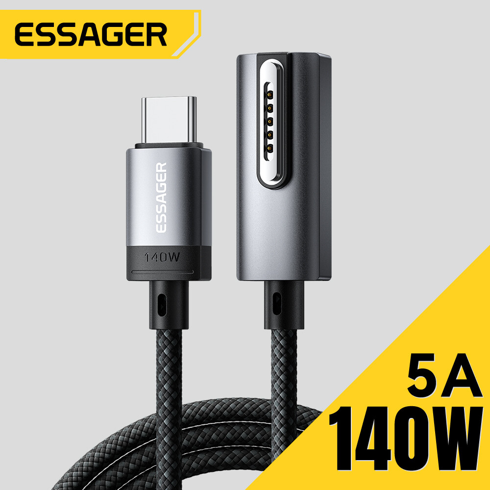 Essager pd3.1 140W Magnetic magsafe3 nhanh chóng cáp Sạc Loại C Bộ chuyển đổi OTG nhanh chóng sạc US