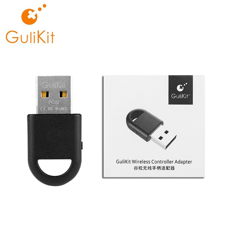 Bộ chuyển đổi điều khiển không dây gulikit chính hãng cho gulikit kingkong 2 pro ns09/ns08/xbox one/xbox series bộ thu tay cầm chơi game pc02 bluetooth 5.0 bộ chuyển đổi edr 2.4g hỗ trợ máy tính để bàn và máy tính xách tay máy tính pc windows 7/bộ chuyển