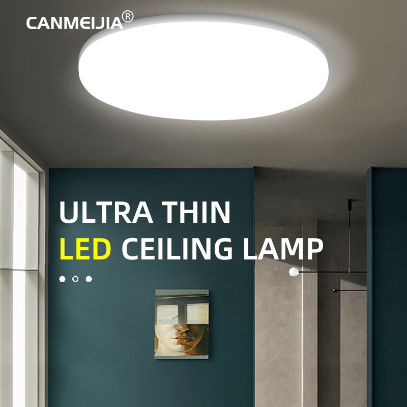 Đèn Trần LED Siêu Mỏng, Đèn Trần Gắn Trên Bề Mặt Hiện Đại 15/20/30/50W Cho Thiết Bị Chiếu Sáng Phòng Khách