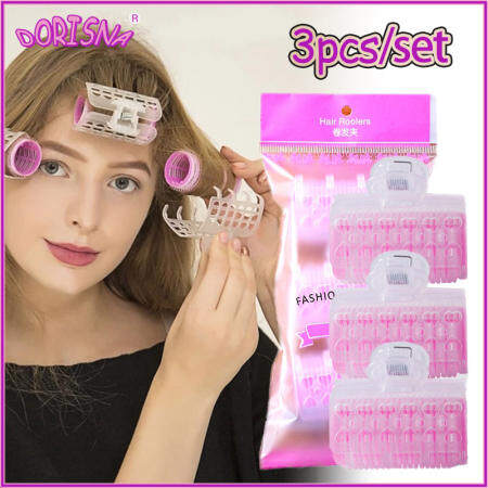 DORISNA Self-Grip Hair Rollers Set for Fluffy Bangs