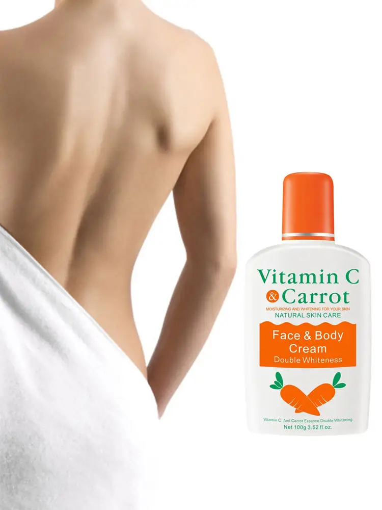 vitamin c carrot face body cream