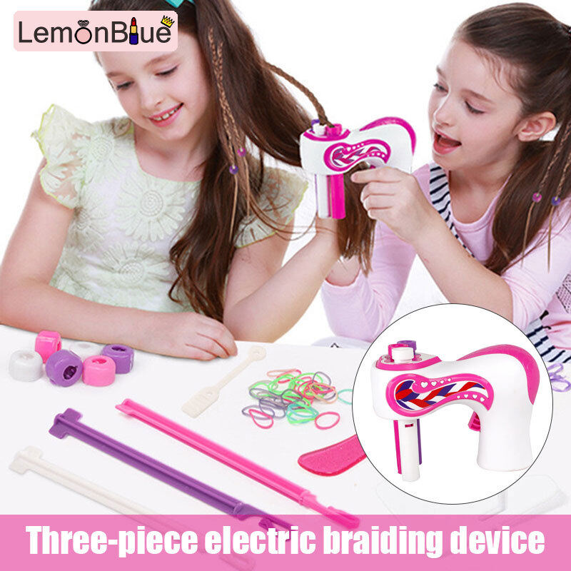 Gambar LemonBlue Automatic Hair Braider Electric Hair Braiding Machine DIY Magic Hair Styling Tools for Girls Women