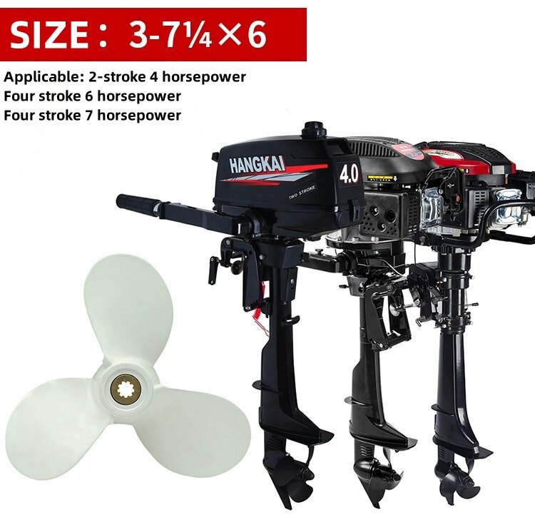 Aluminum propellers for outboard engines are suitable for Hangkai engines ราคา 819 บาท*ส่งฟรี