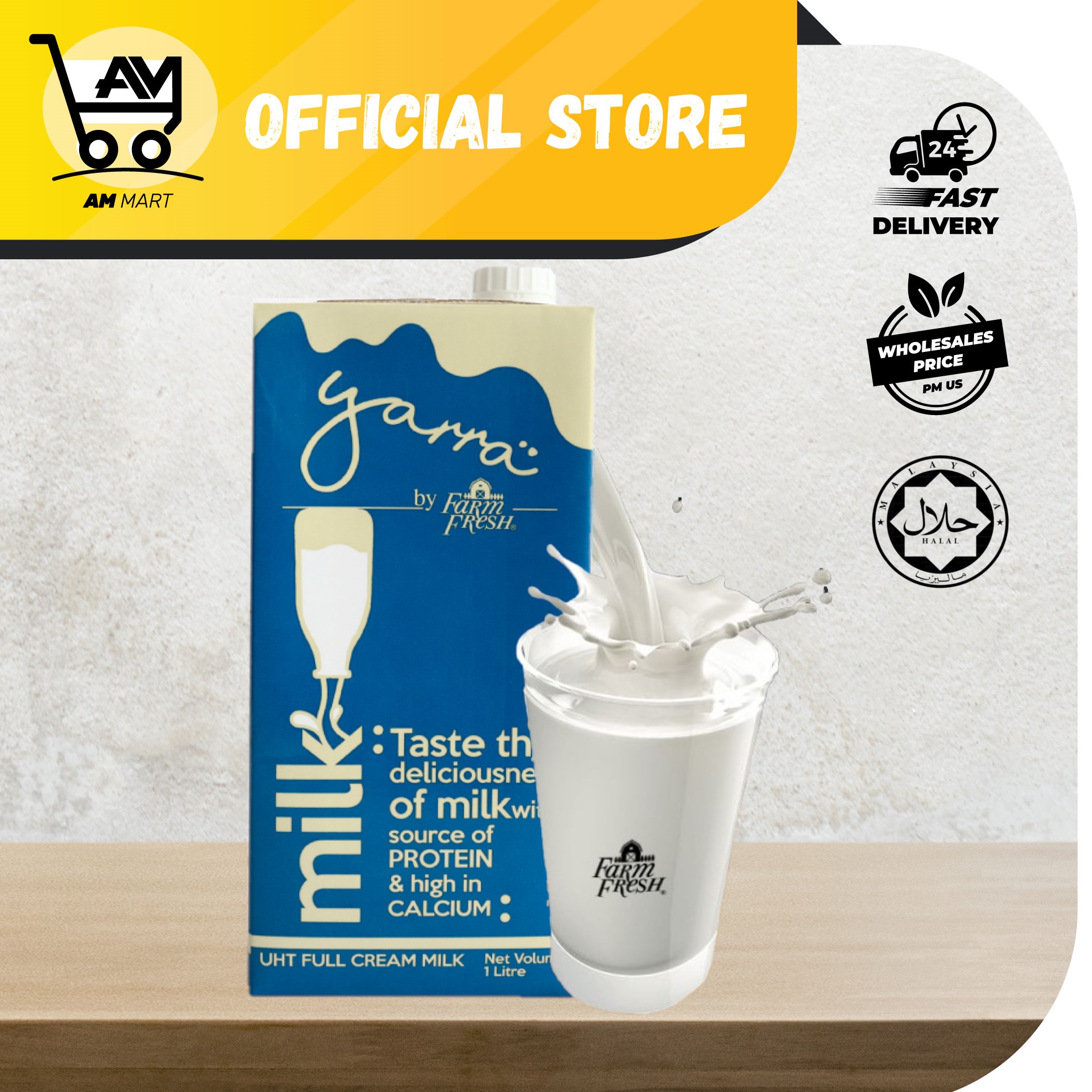 Raya Sale Yarra UHT Full Cream Milk (halal)