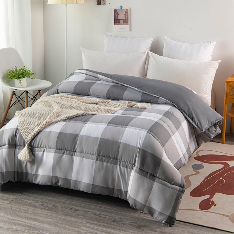 Edredón Sherpa Invierno Extra Grueso - 230x260cm (modelo Nipro Gris)