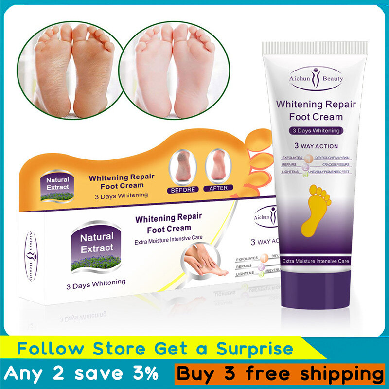 Gambar LemonBlue Foot Care Cream Heel Chapped Cracked Exfoliator Feet Skin Repair Scrub Treatment