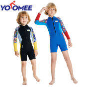 Yoomee Kids 2.5MM Neoprene Surfing Wetsuit Shorts Long Sleeve