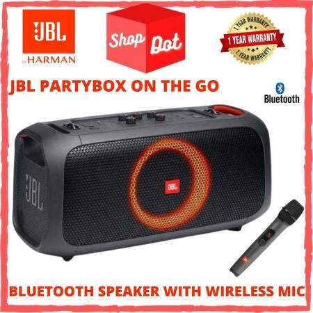 JBL PARTYBOX ON THE GO Portable Bluetooth Speaker with Mic