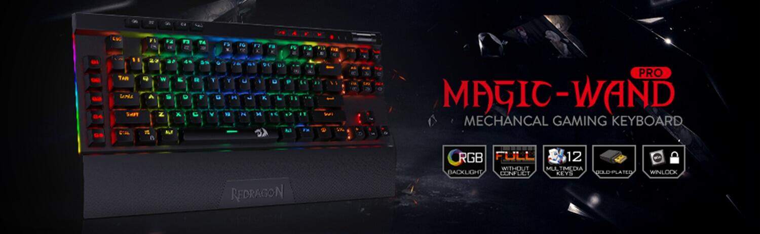 Buy Redragon K587 PRO MAGIC-WAND 87 Keys Compact RGB TKL Mechanical ...