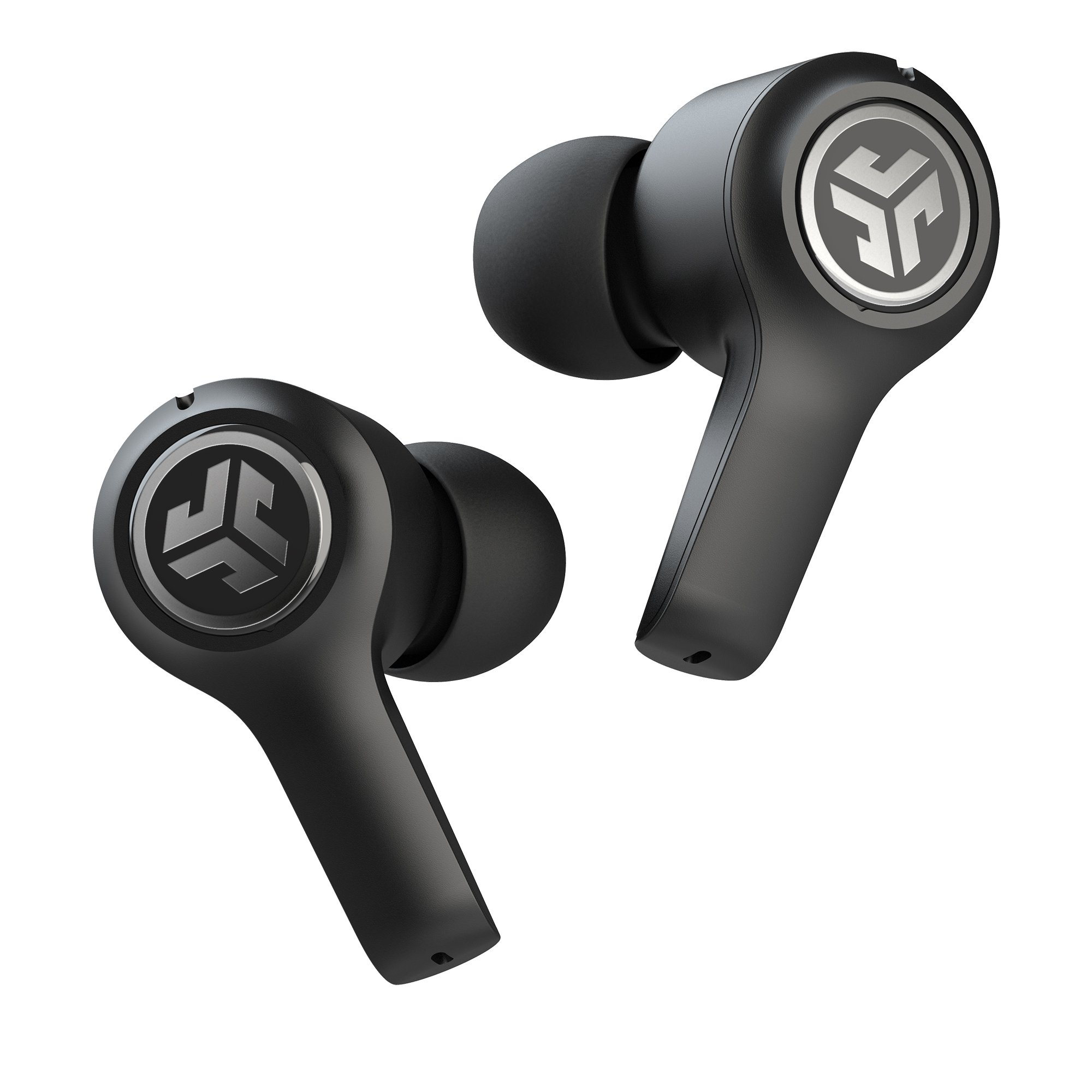 Close up of JBuds Air Executive True Wireless Earbuds