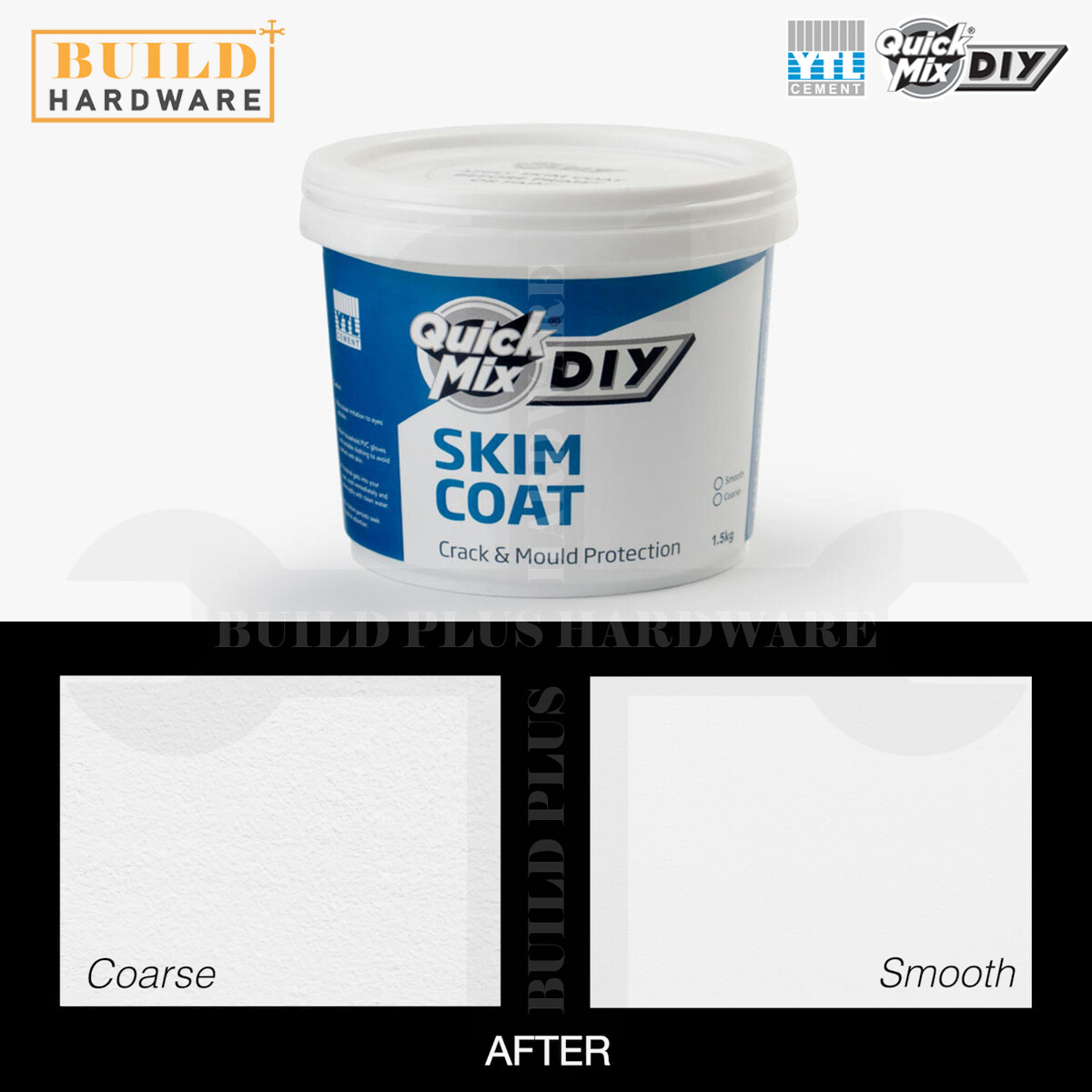 Polycell Ready Mixed Skim Coat Volden Skims White Texture Repair, 15kg