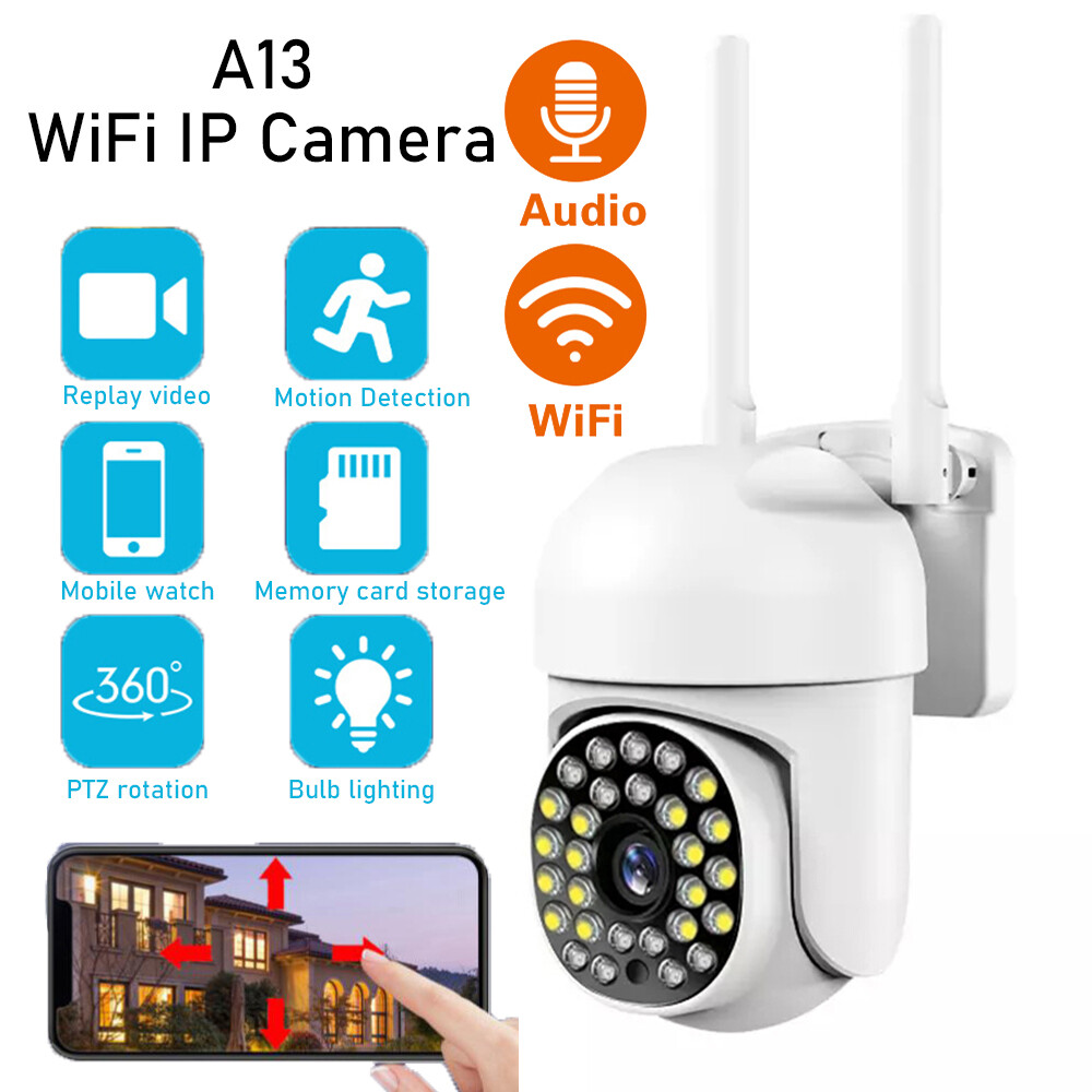 EKLEVA A13 1080P 2MP WiFi IP Camera PTZ Wireless CCTV Security Camera Motion Detection Night Vision Two-way Audio Surveillance Cameras ราคา 477 บาท*ส่งฟรี