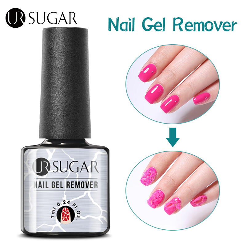 Nước rửa móng tay ur sugar 7ml/15ml gel uv dài đánh bóng, hòa tan - intl