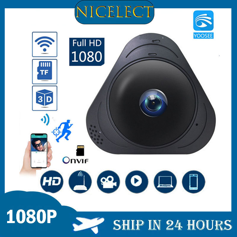 Camera ip wifi 360 vr yoosee camera an ninh mạng 3mp camera giám sát video mắt cá không dây