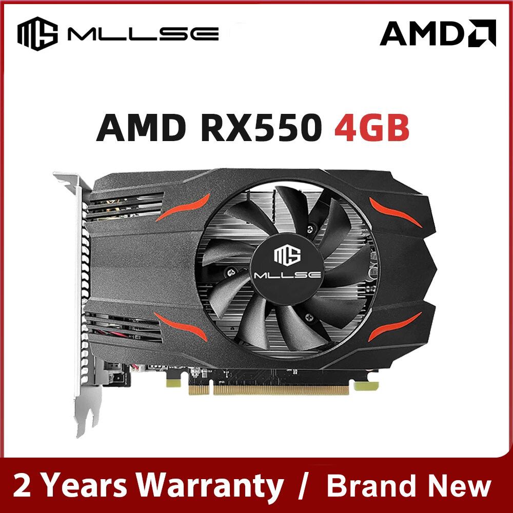 【Hàng Mới 】MLLSE Card Đồ Họa AMD RX 580 8GB Gaming GDDR5 256Bit PCI Express 3.0 × 16 Radeon GPU Card