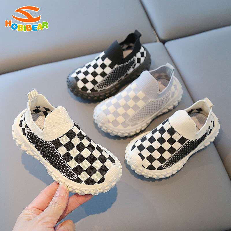 HOBIBEAR Children s Sports Shoes New Boys Casual Shoes Breathable Mesh